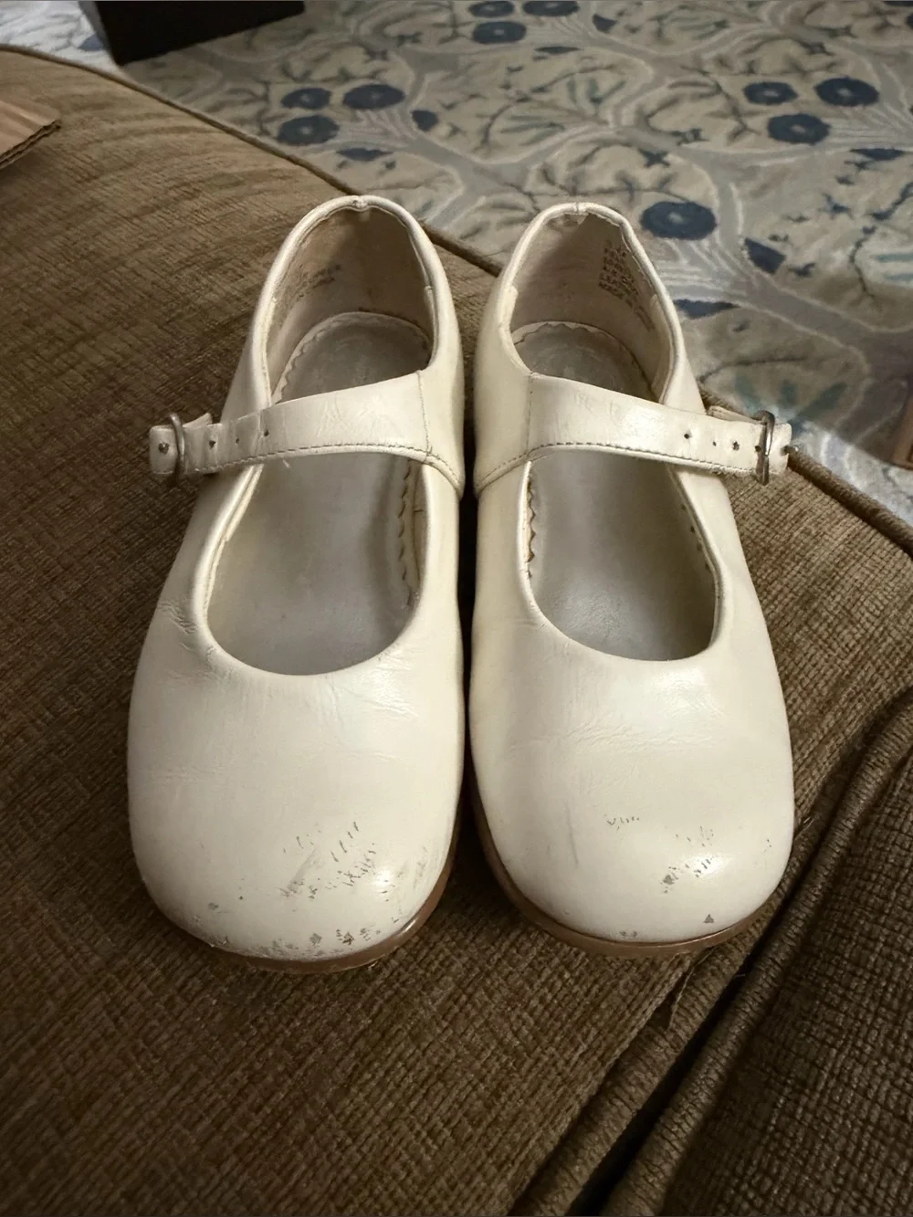 Stride-rite Ivory Size 9 M Leather Mary Jane Shoes
